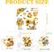 12 Sheets Bee Rub on Transfers for Crafts and Furniture Stickers (Honey Bee)